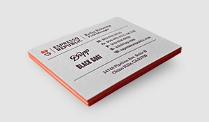 Debossed Business Card