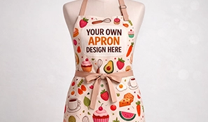 Illustrated Food Aprons