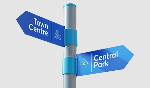 Way finding Signs